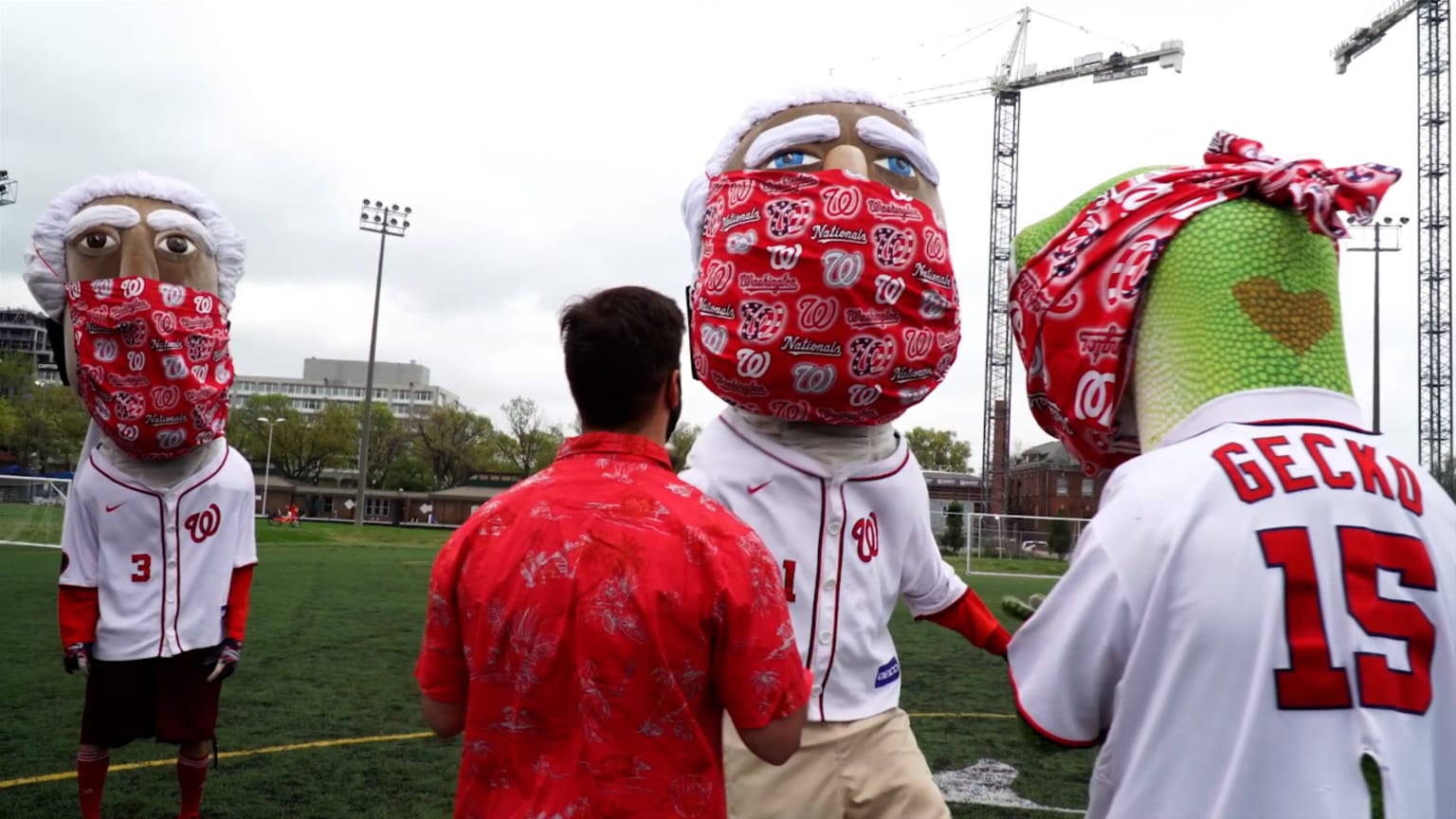 Washington Nationals mascot presidential race