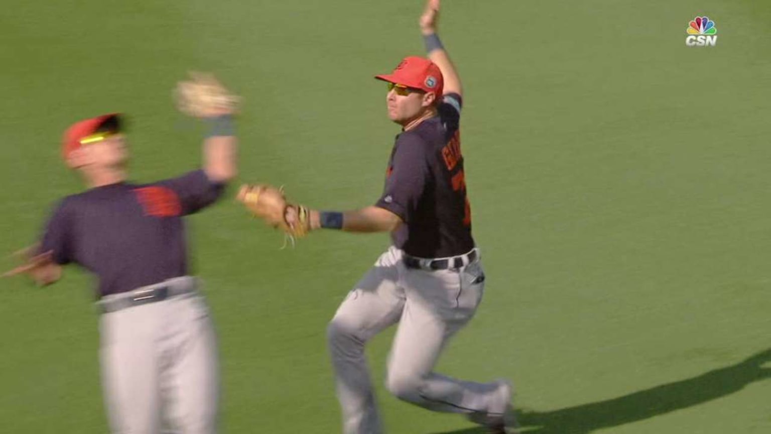 Field throws out runner at home 03/10/2016 Detroit Tigers