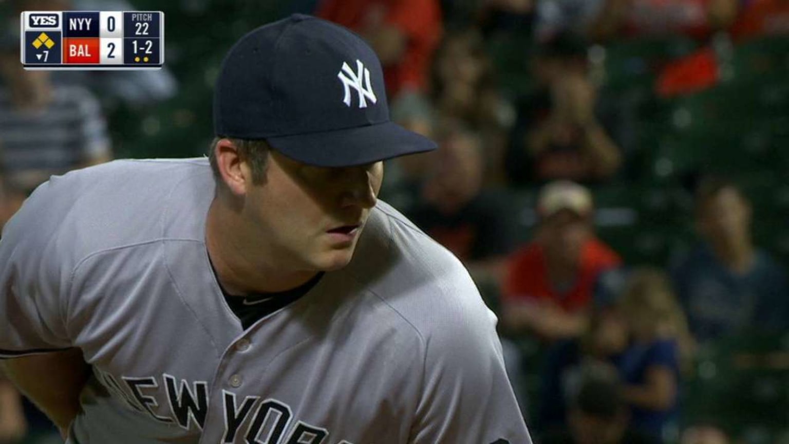 NYY@BAL: Warren fans Machado to escape a jam in 7th | 09/03/2016 | New ...