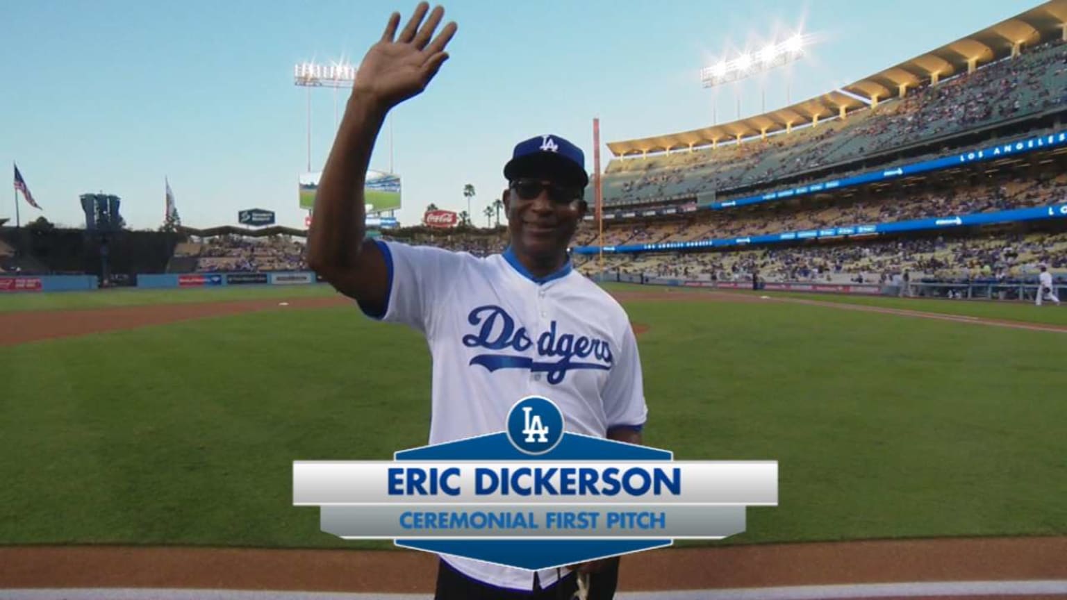 Eric Dickerson s first pitch