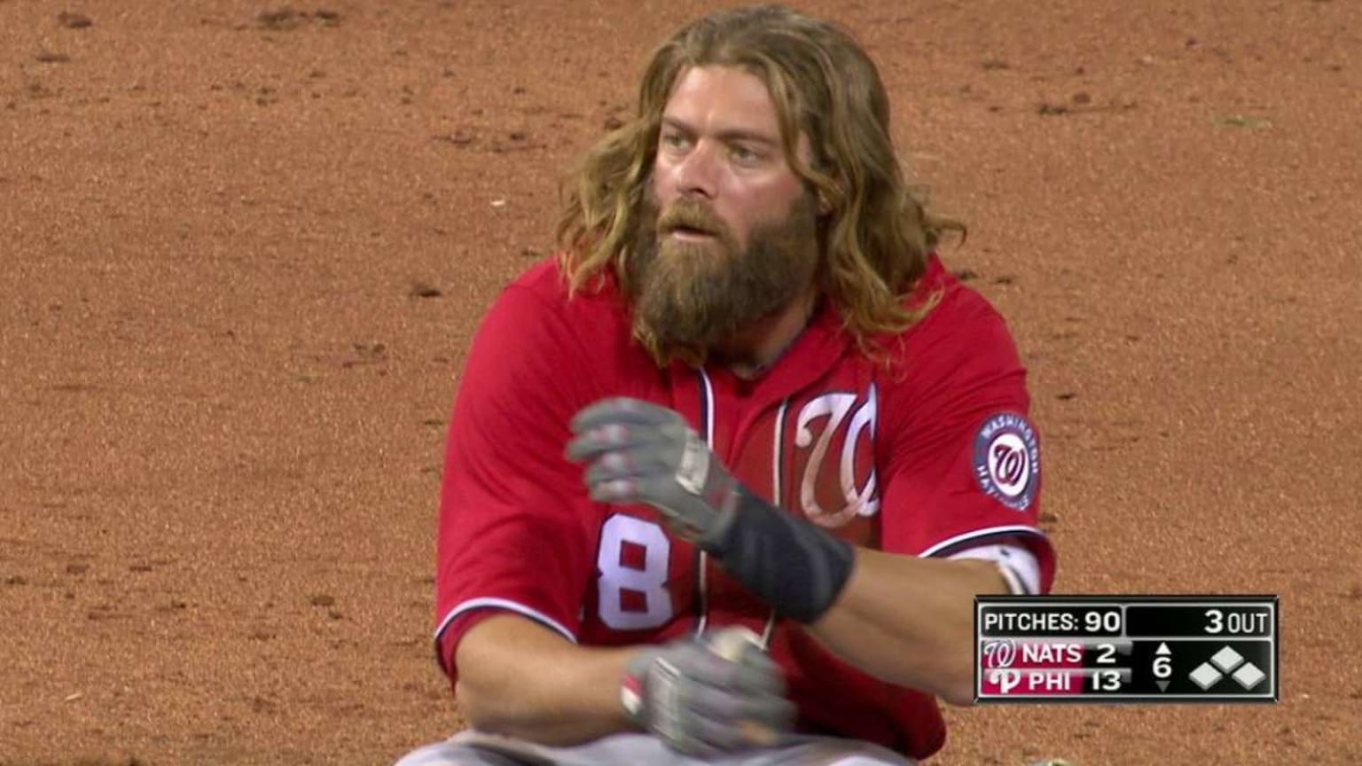 Jayson Werth launched a mammoth HR during rec league baseball game