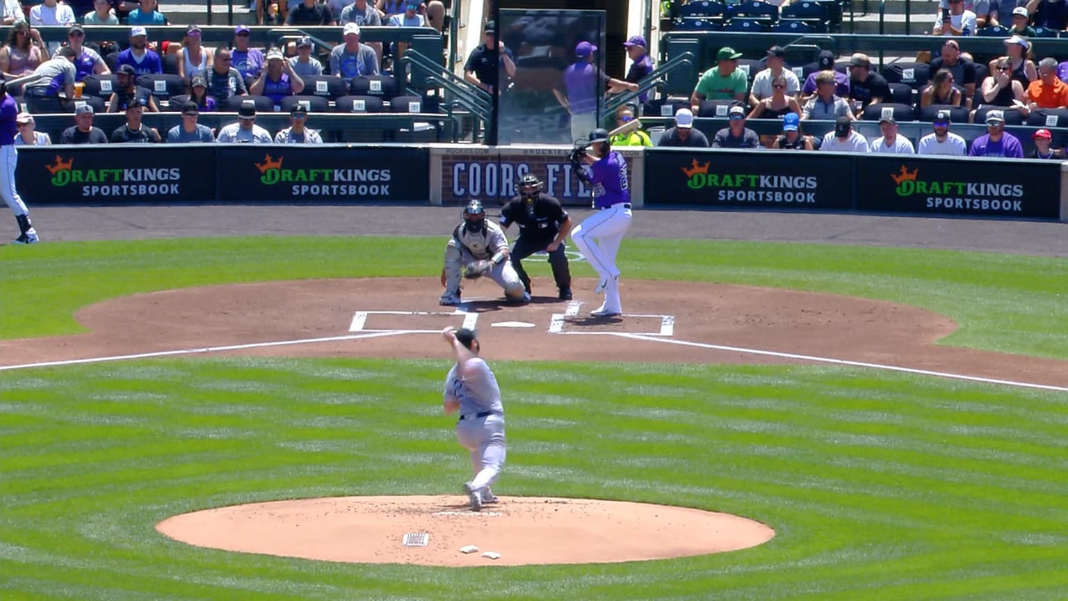 C.J. Cron singles on a line drive to center field | 07/27/2022 ...