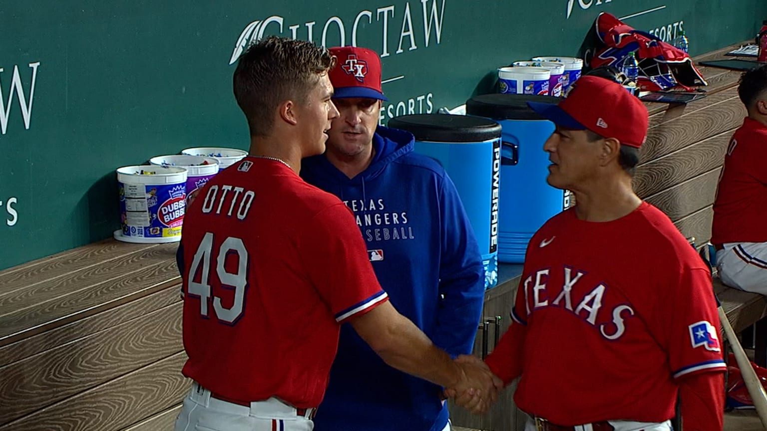 Glenn Otto's impressive MLB debut 08/27/2021 Texas Rangers