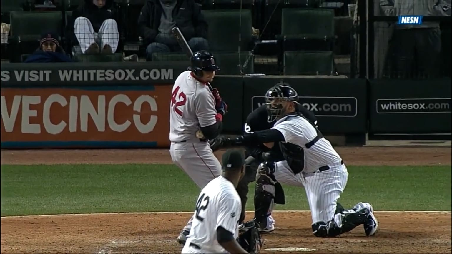 A.J. Pierzynski catches ball in arm while batting | 04/15/2014 | MLB.com