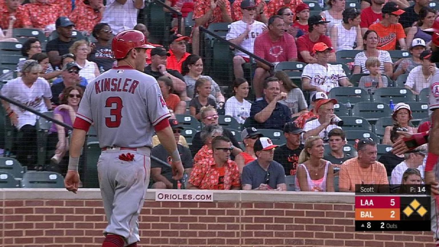 Fletcher's 2run single 06/30/2018 Los Angeles Angels