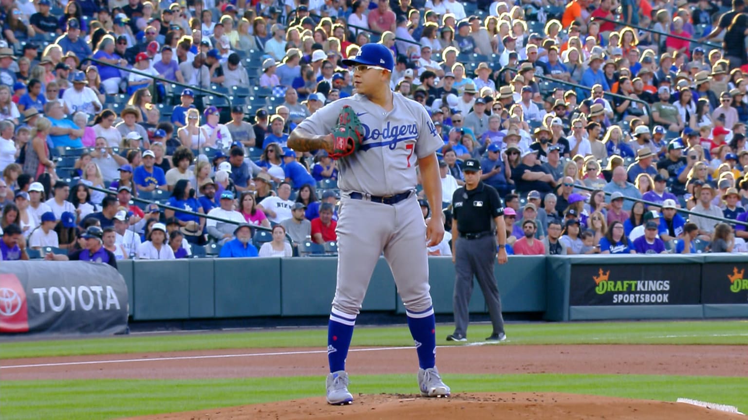 Los Angeles Dodgers Julio Urias 7 Road Gray 2022-23 All-Star Game