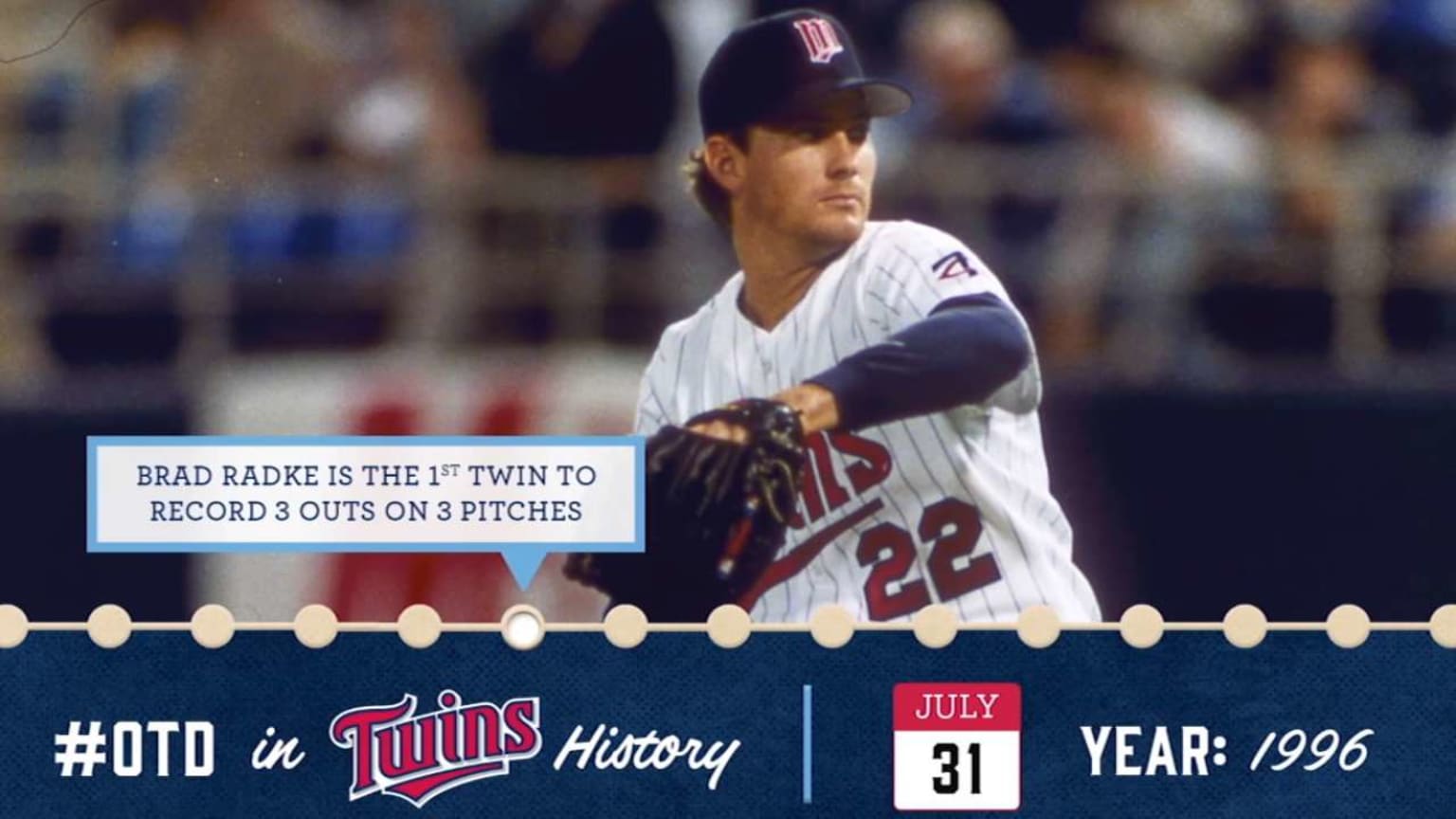 July 31, 1996, Radke gets three outs on three pitches | 12/13/2016 ...