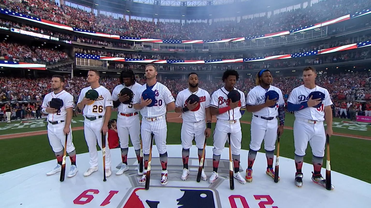 Home Run Derby national anthem 07/09/2019 Los Angeles Dodgers