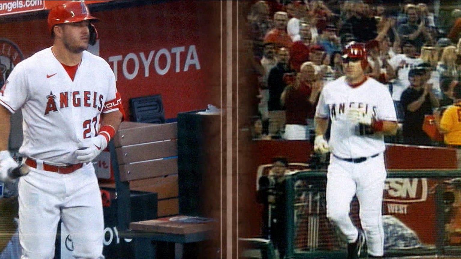 Trout passes Salmon on 300th HR 09/06/2020 San Diego Padres