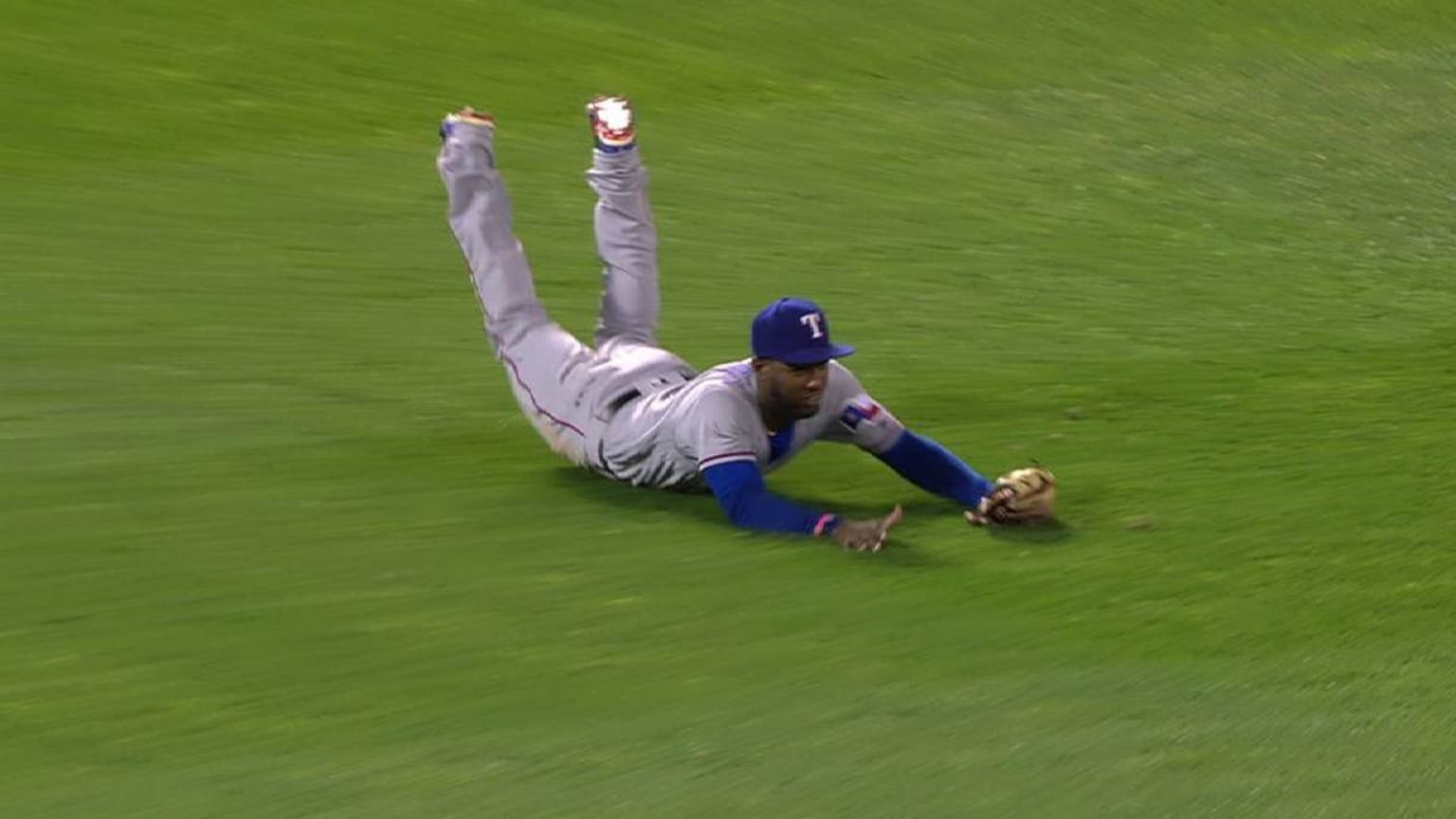 Profar's diving catch in left 04/18/2017