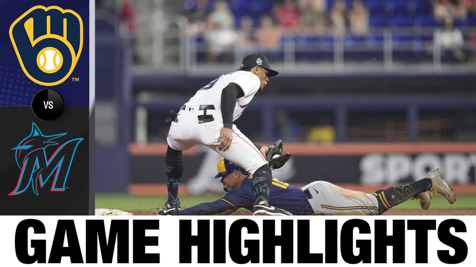 Brewers vs. Marlins Highlights 05/15/2022 Miami Marlins