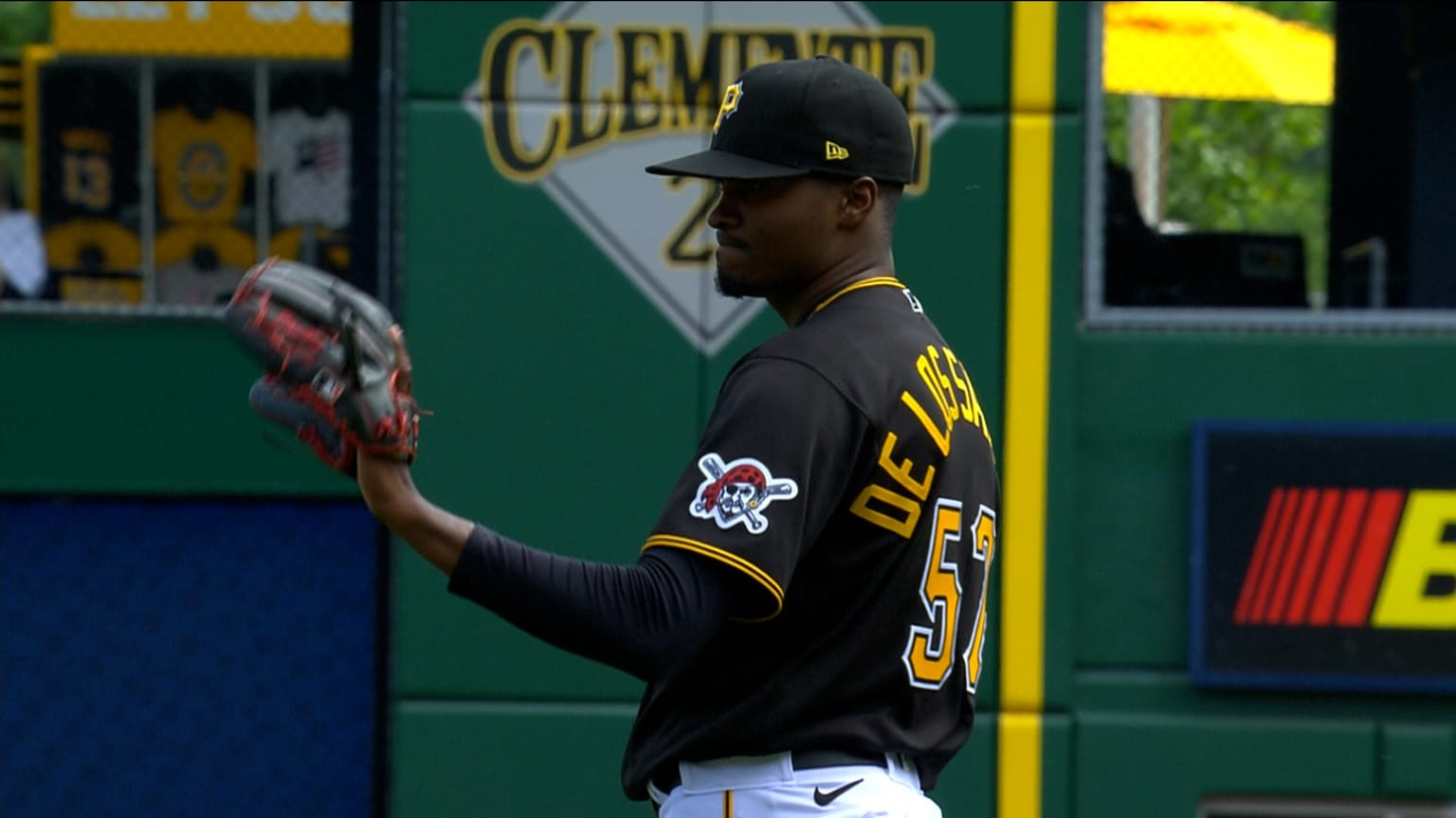 Pirates pitcher Yerry De Los Santos settled in quickly for his MLB