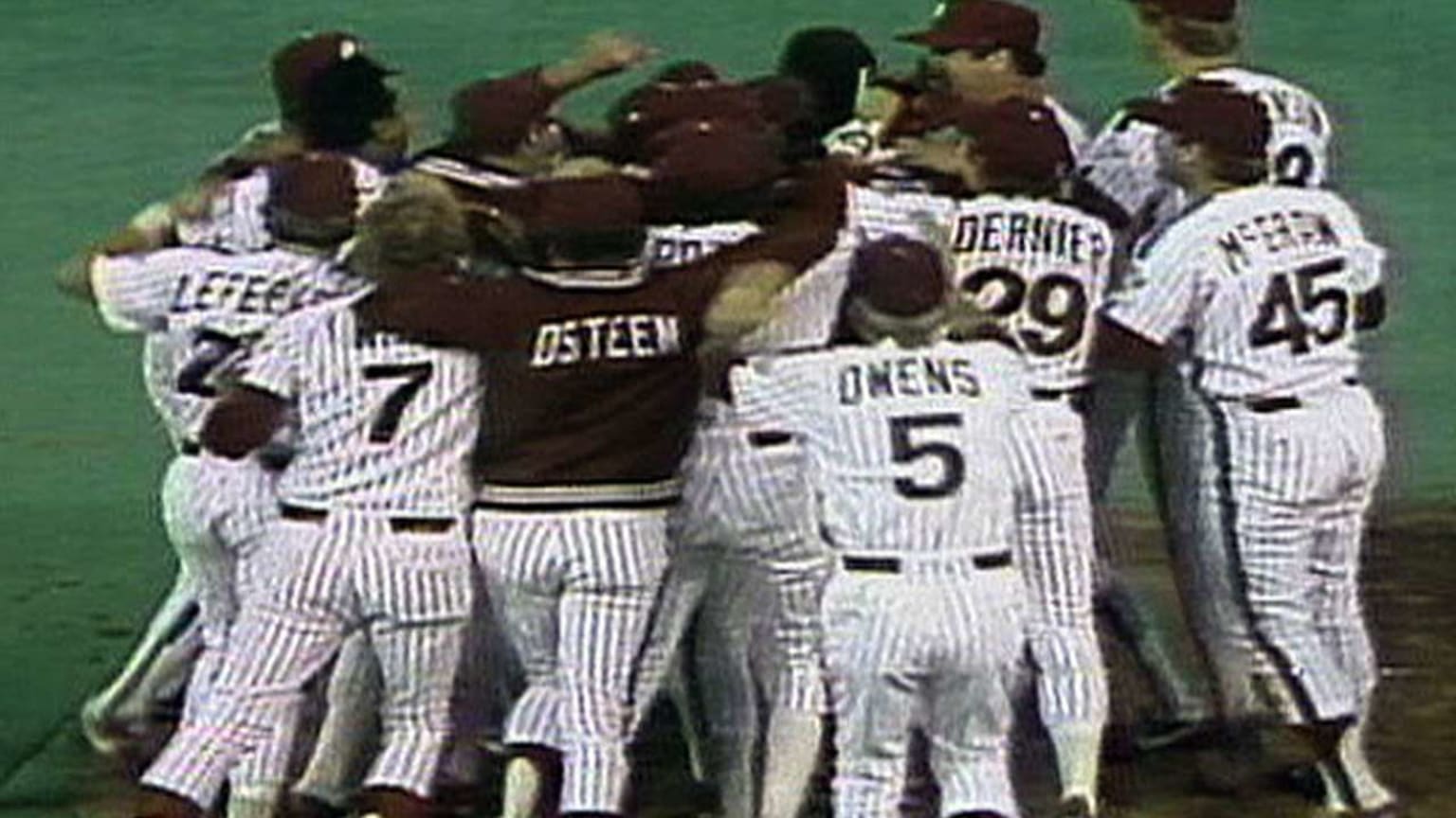 1983 NLCS Gm4 Holland fans Russell to secure pennant 10/08/1983