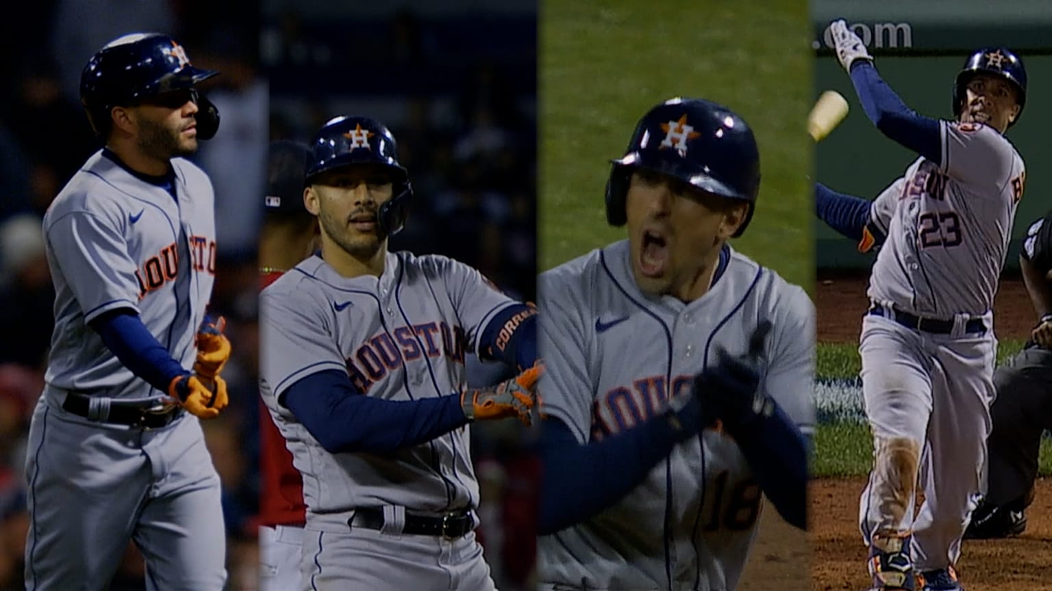 Astros rally to win Game 4 10/19/2021 Houston Astros