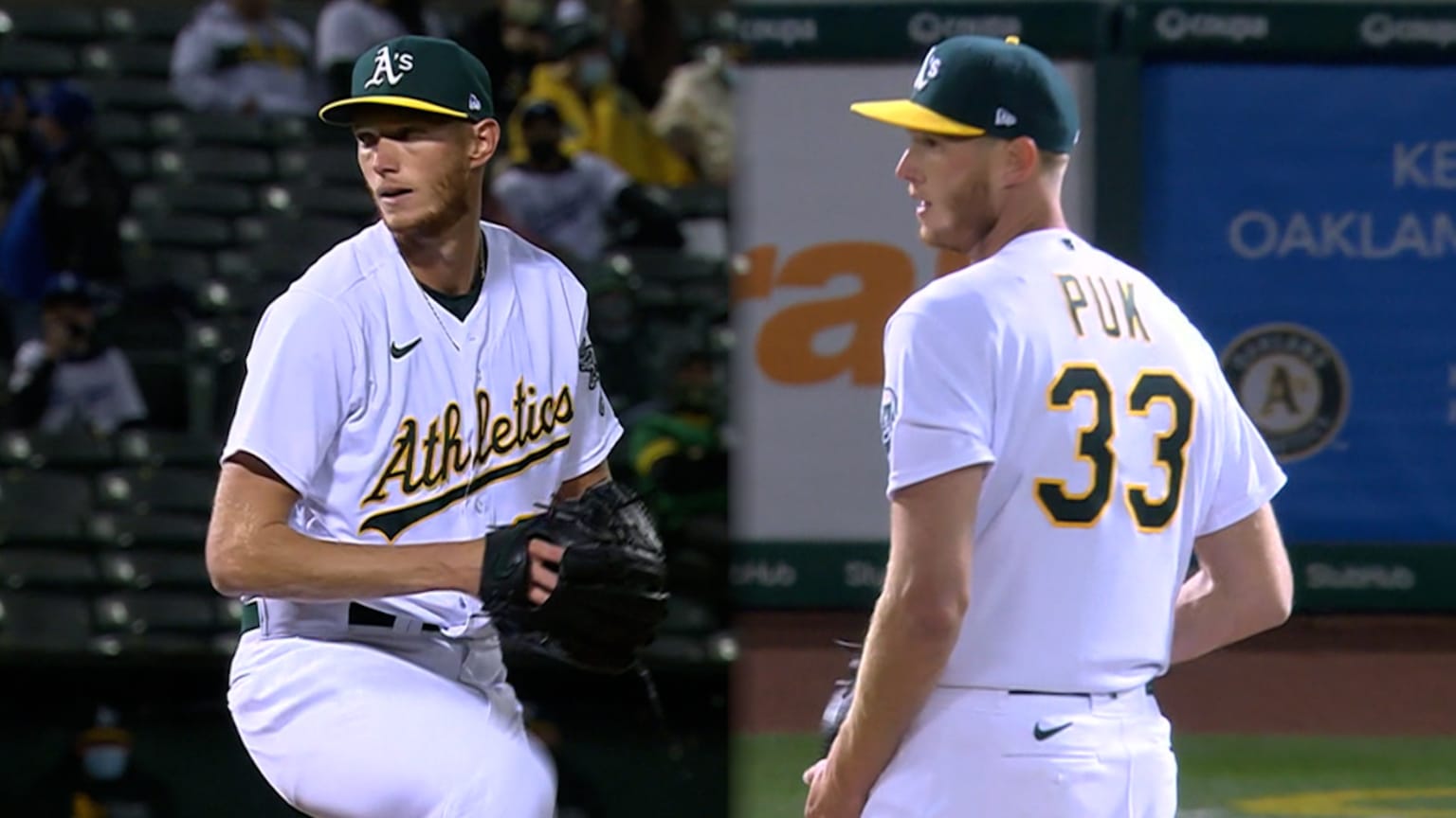 A.J. Puk dominating in relief for Athletics