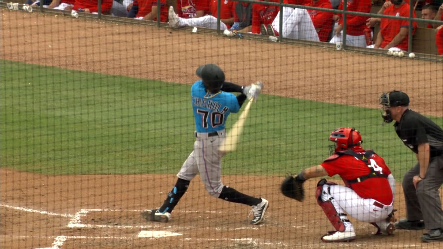 Jazz Chisholm s Solo HR 03 08 2020 Miami Marlins
