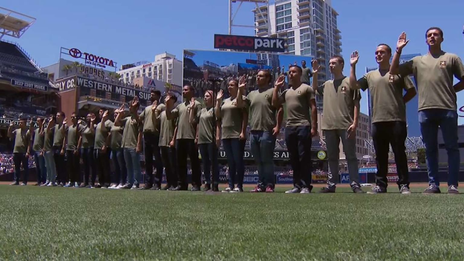 Army Celebration at Petco Park 07/17/2016