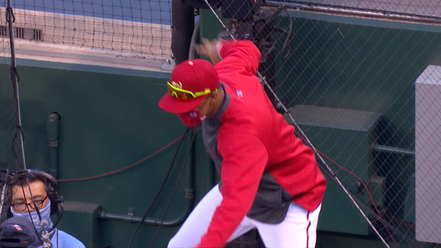 Juan Soto's dugout dancing 08/04/2020 Cleveland Guardians