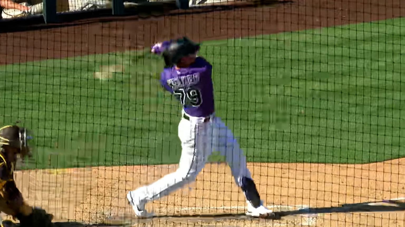Colton Welker crushes a three-run homer to left | 03/10/2021 | Colorado ...