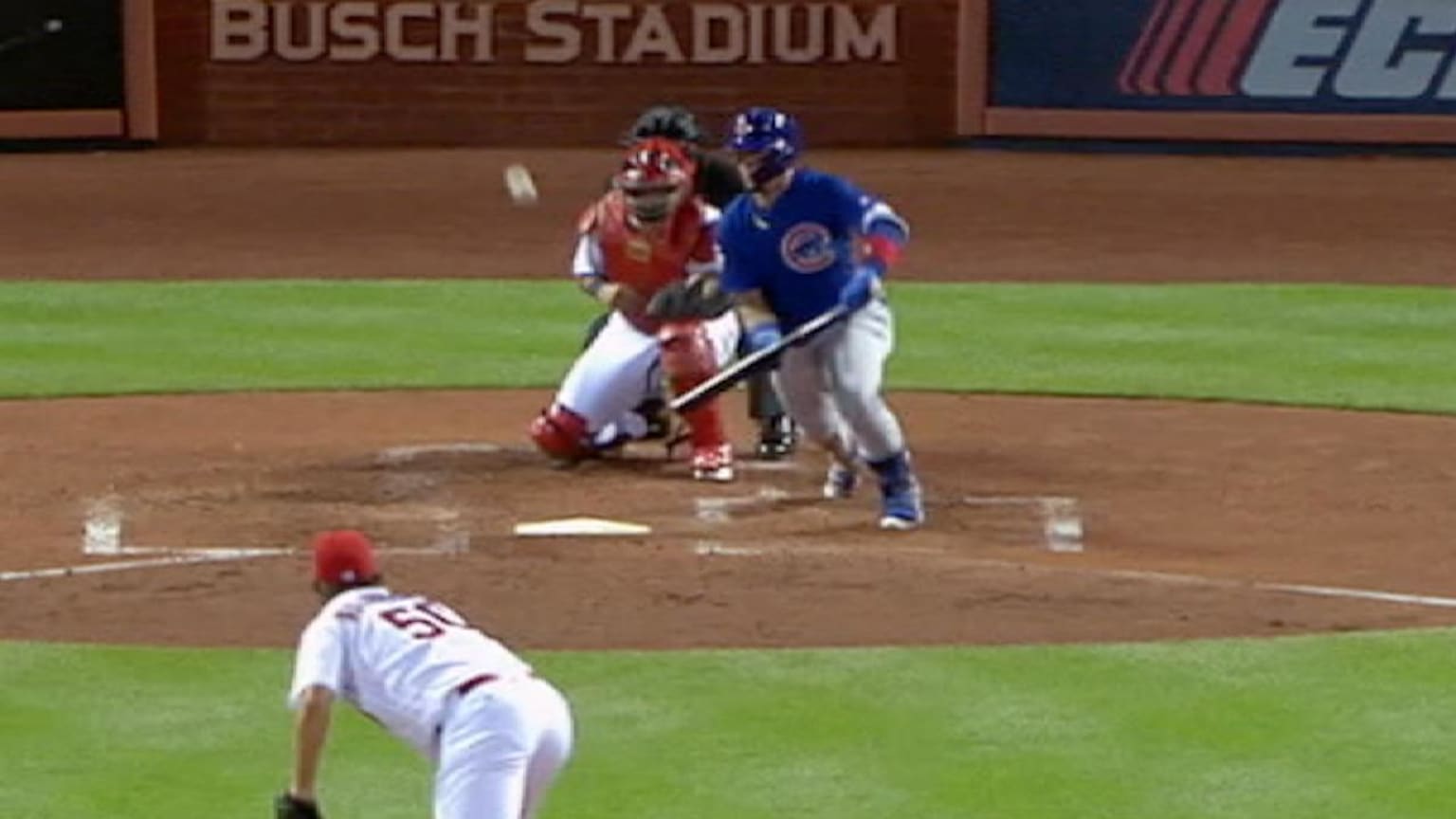 Baez's safety squeeze 04/04/2017