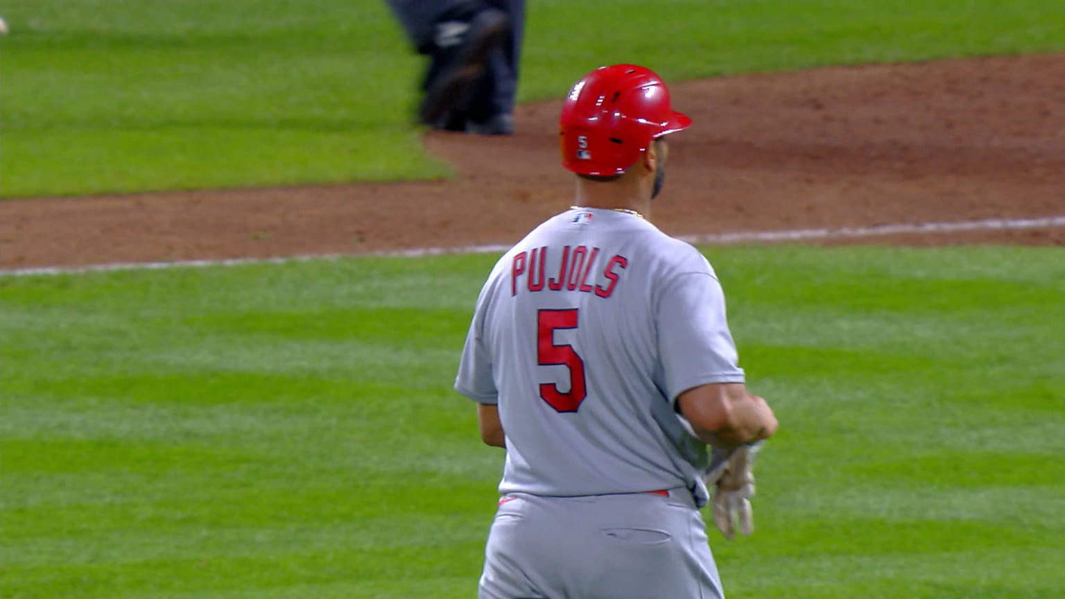 Albert Pujols' four-hit game