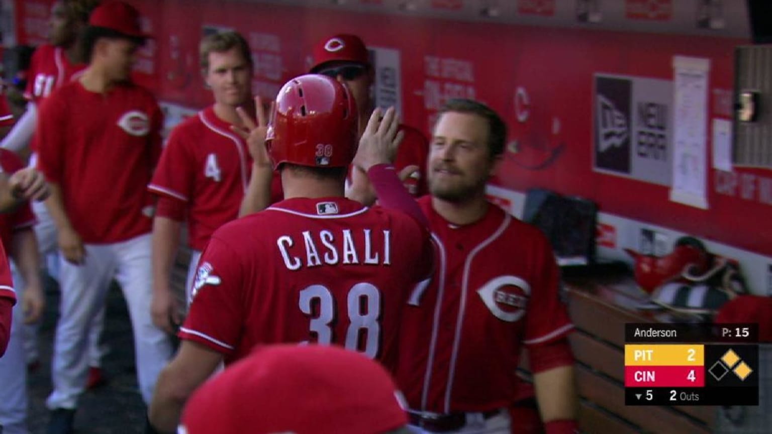 PIT@CIN: Casali comes home on Kramer's error | 09/30/2018 | Cincinnati Reds