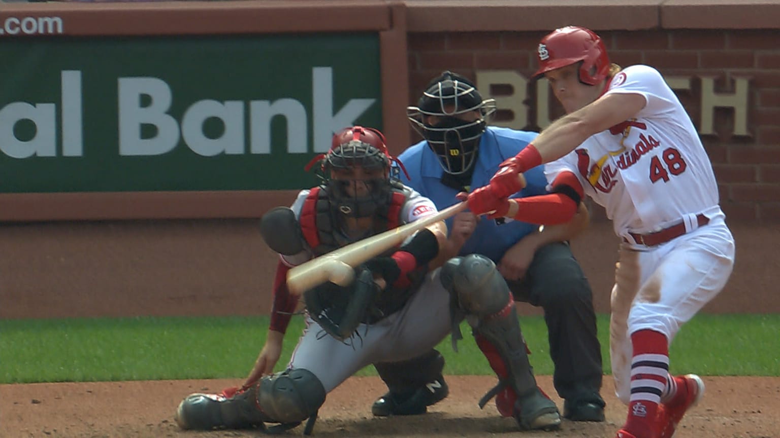 Harrison Bader hits an RBI single to left field | 09/13/2020 | Houston ...