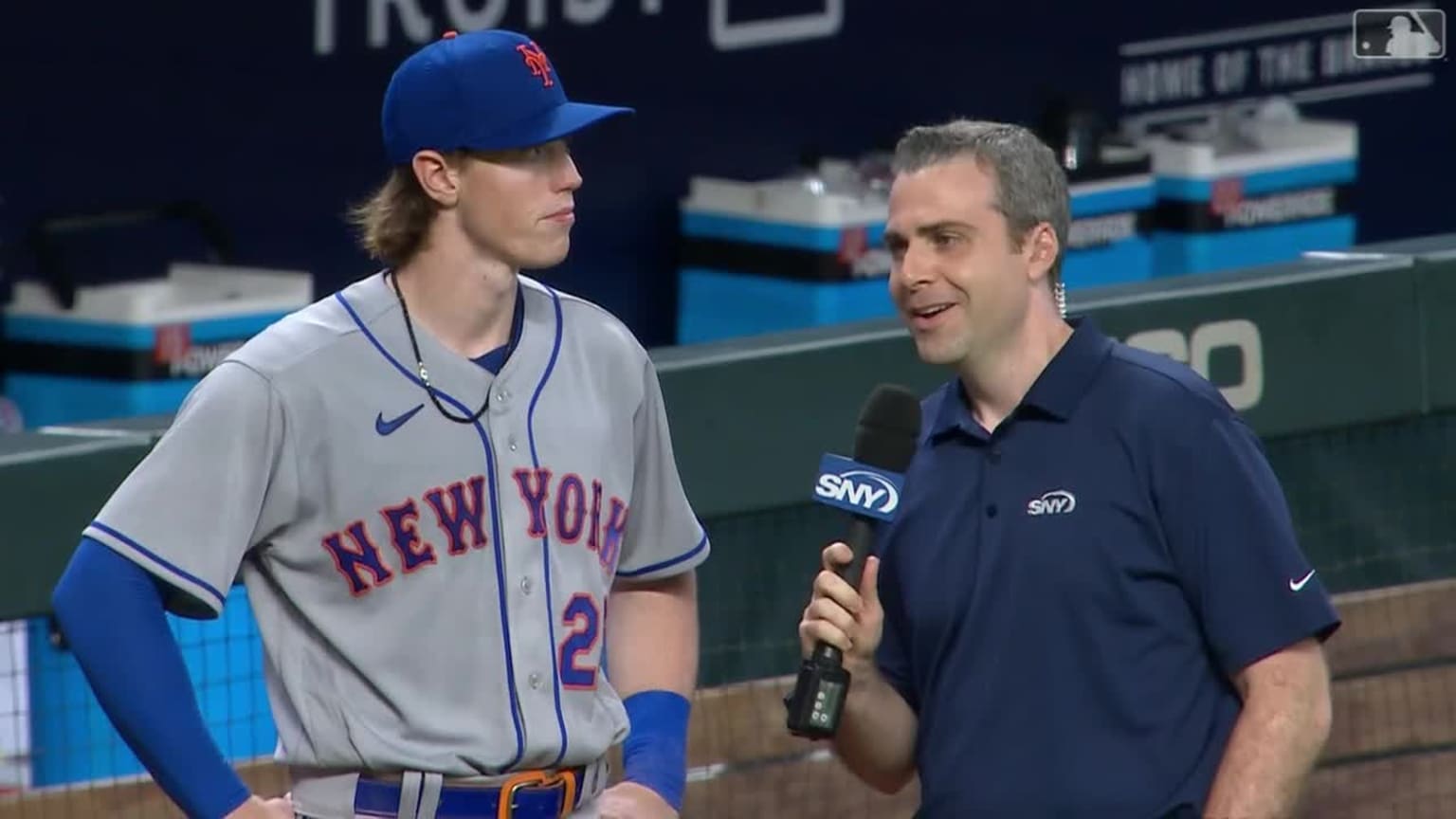 Brett Baty talks getting the win and homering | 08/17/2022 | New York Mets