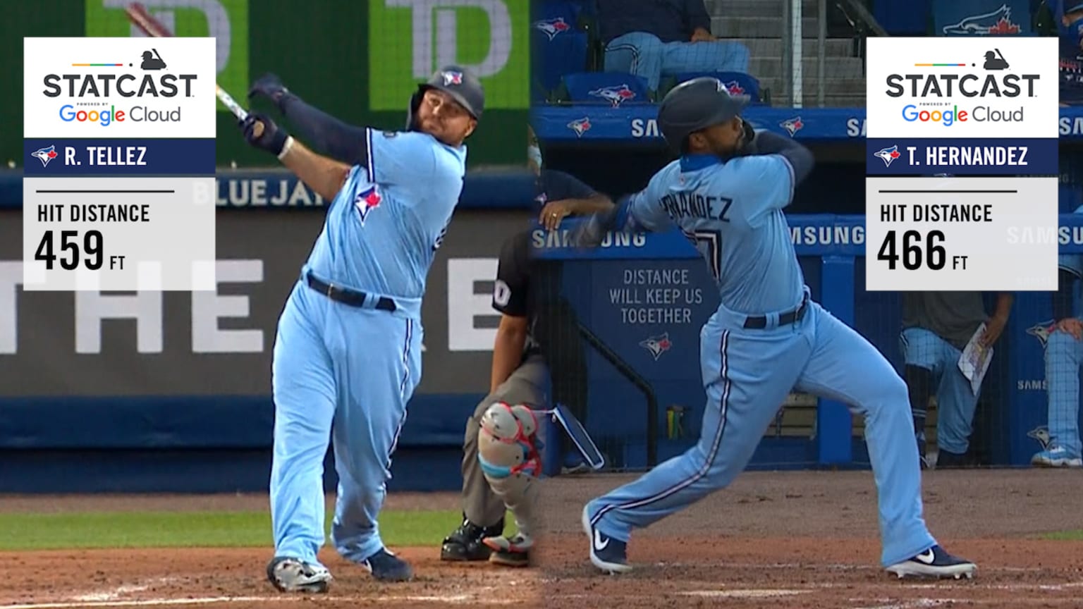 Blue Jays' longest homers of 2020 11/21/2020 Toronto Blue Jays