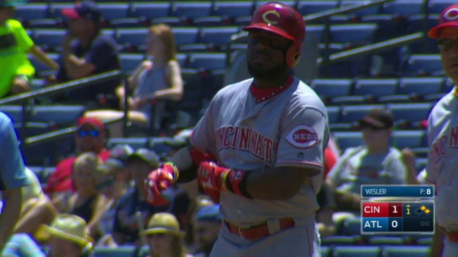 CIN@ATL: Phillips opens the scoring with RBI single | 06/16/2016 ...