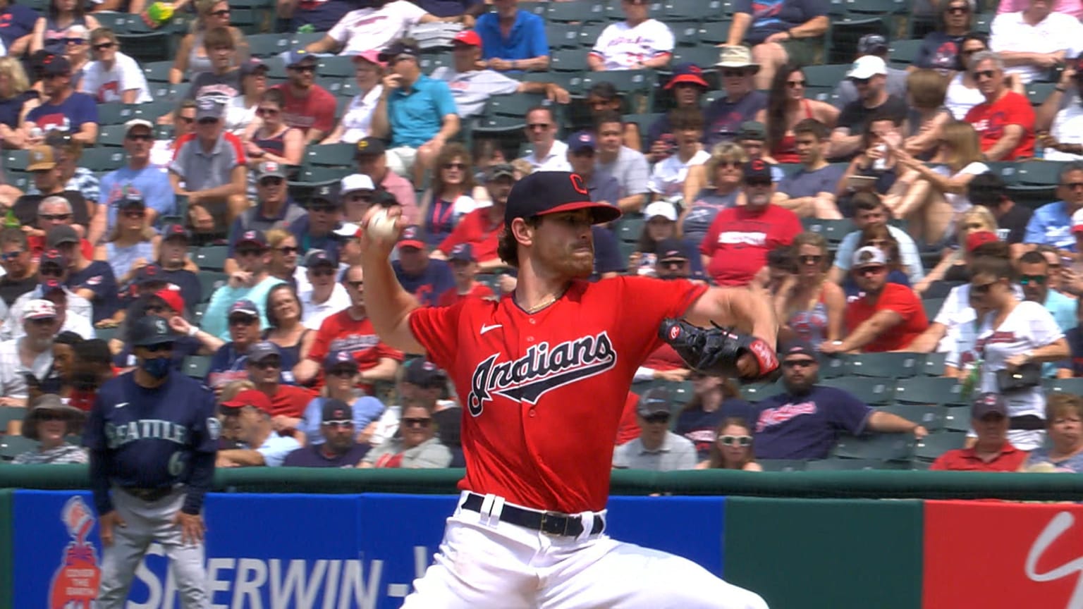 Shane Bieber K's 8 Mariners 06/13/2021 Cleveland Guardians