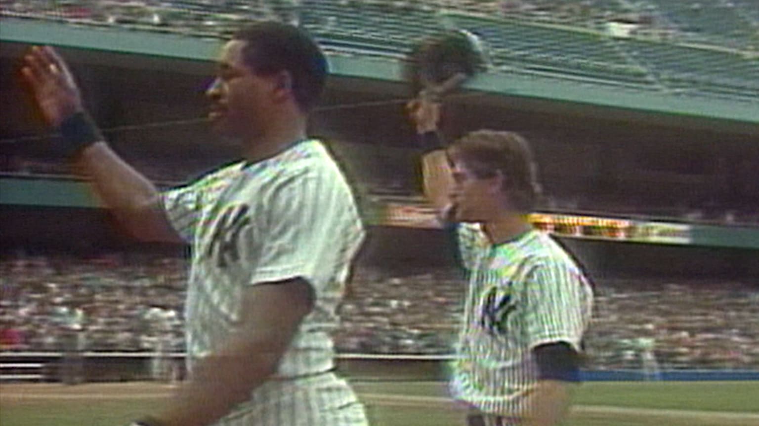 Don Mattingly 1984 - A baseball player with a moustache on his face -  PICRYL - Public Domain Media Search Engine Public Domain Search