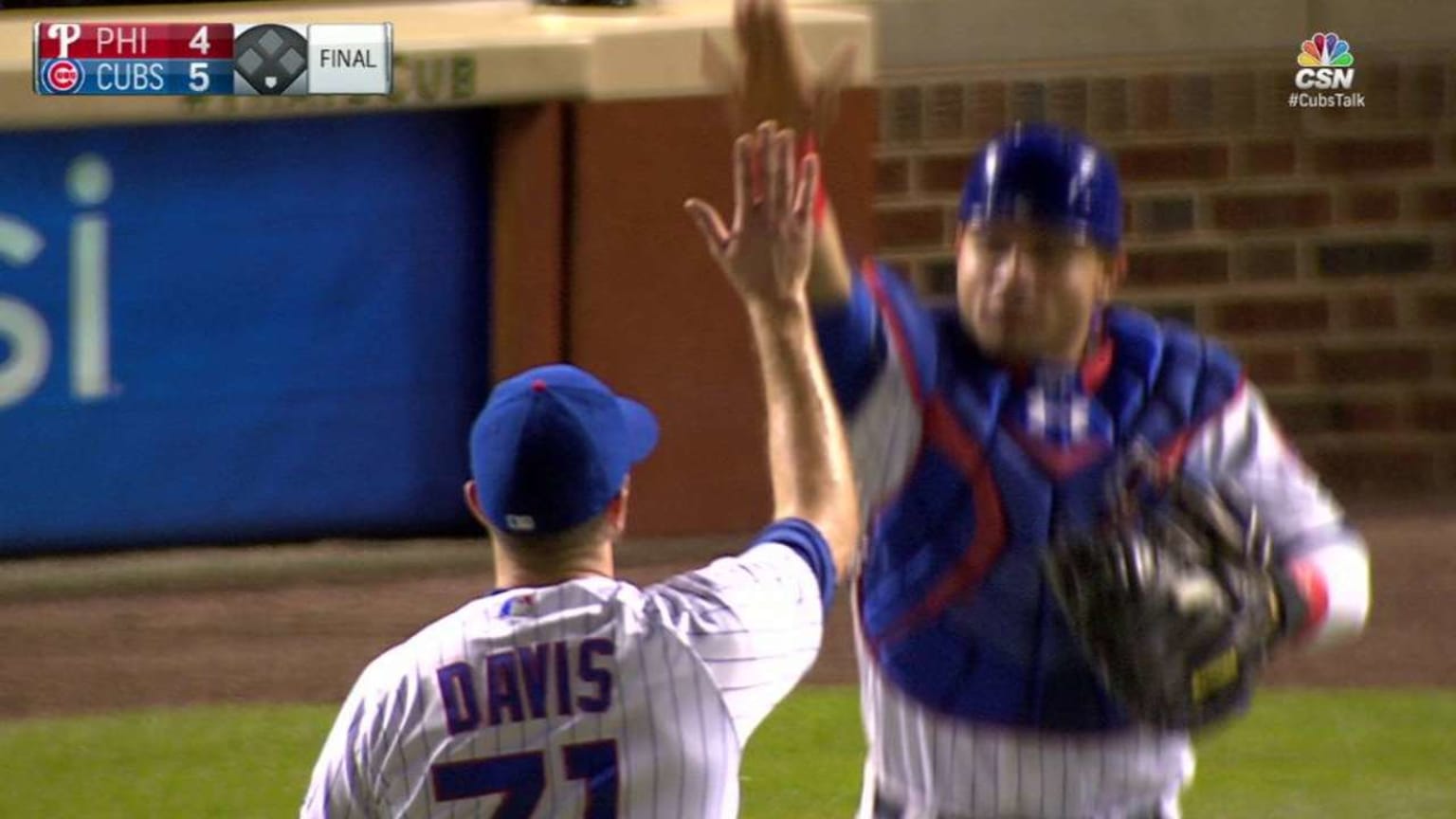Davis notches the save 05/03/2017 Chicago Cubs