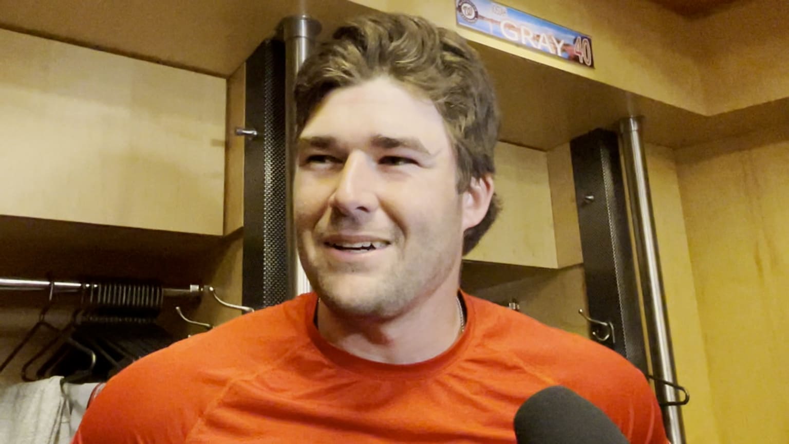 Evan Lee on making his MLB debut on the mound 06/01/2022 Washington