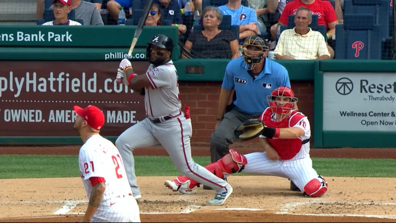 Abraham Almonte's solo home run 07/24/2021 Atlanta Braves