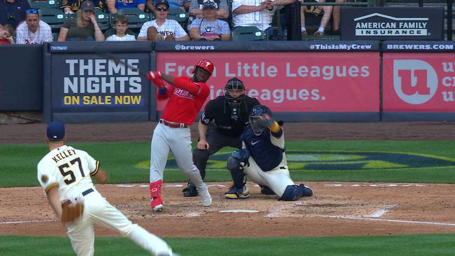 Odúbel Herrera's tworun home run 06/09/2022 Philadelphia Phillies