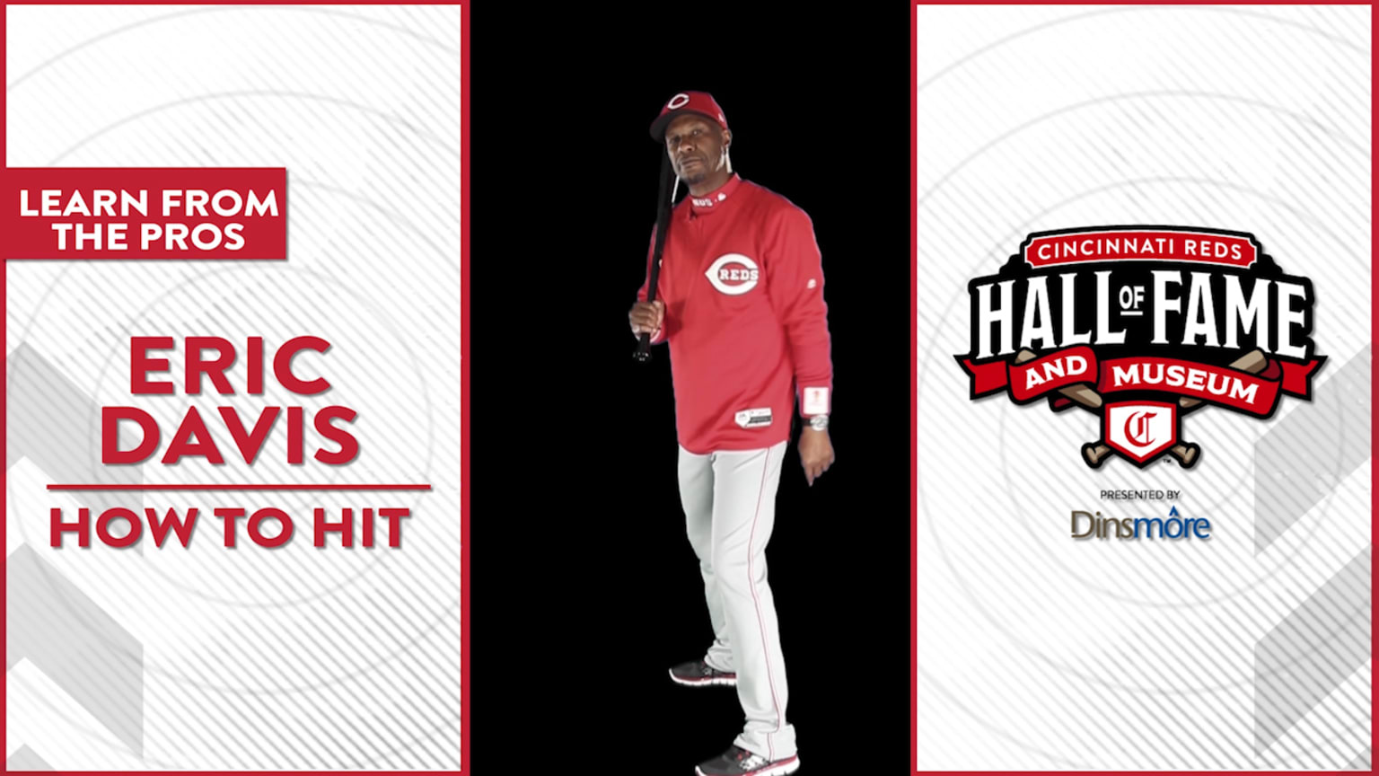 Eric Davis 5-Shot Cincinnati Reds MLB Baseball Action Poster