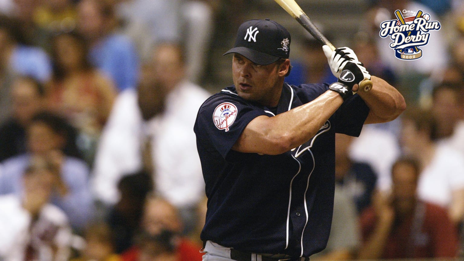 Jason Giambi wins 2002 Home Run Derby 07/08/2002 New York Yankees