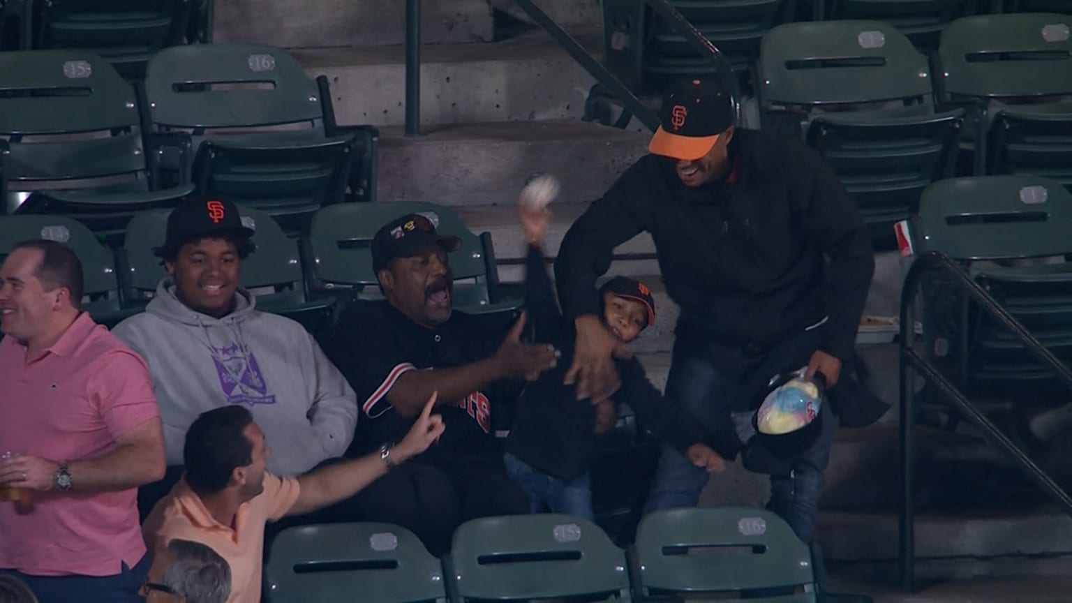 Kid throws ball back on the field 08/01/2022