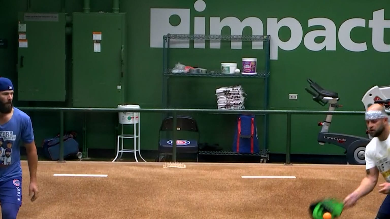 The Cubs play pickleball 05/08/2021 Chicago Cubs