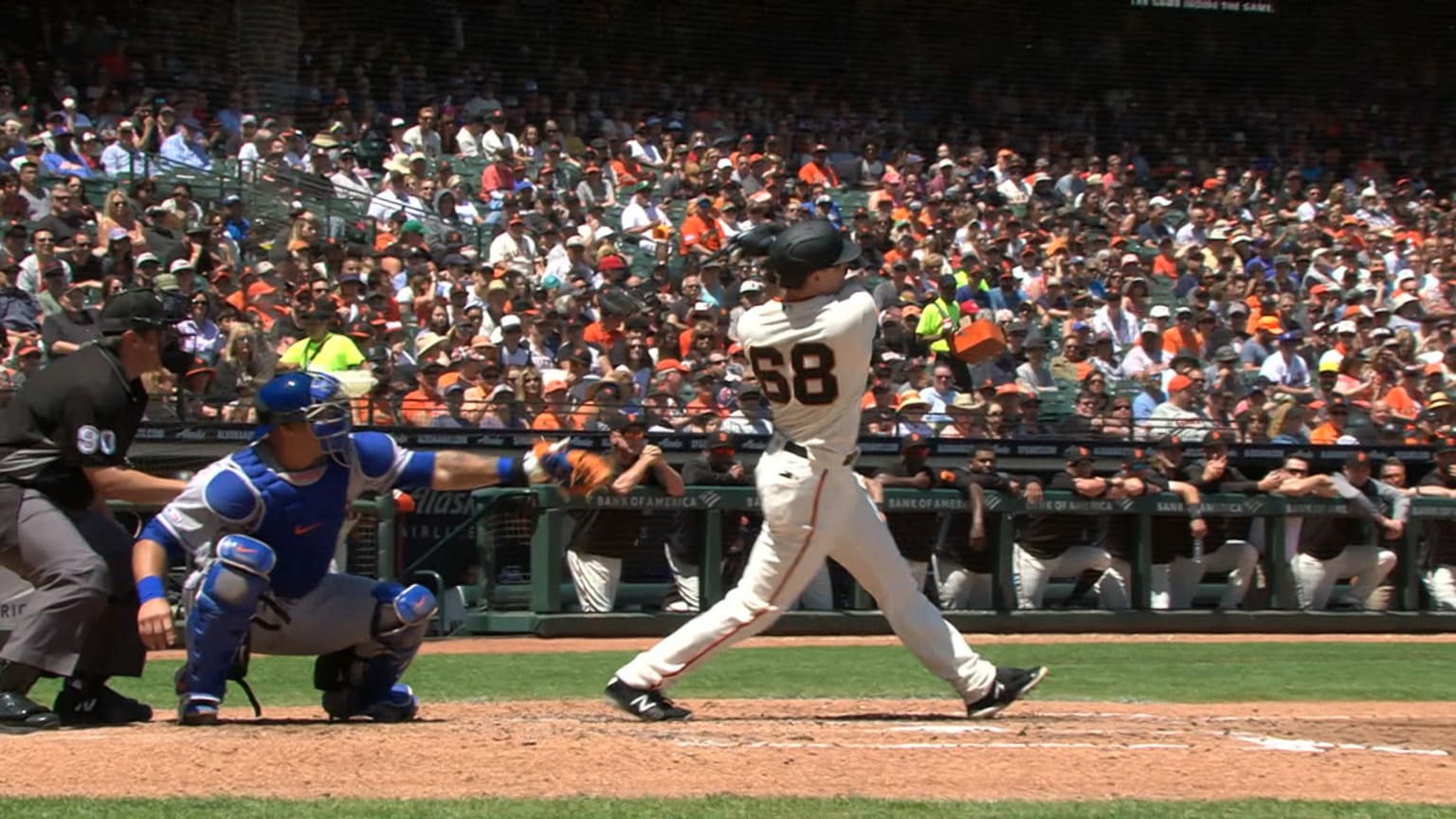 Green logra su primera impulsada 21/07/2019 Los Gigantes de San