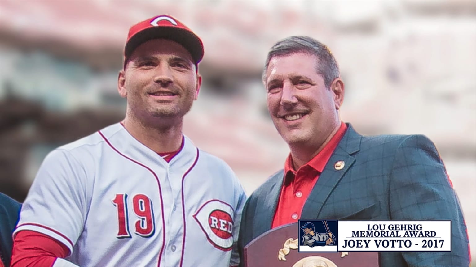 Joey Votto Wins Lou Gehrig Memorial Award