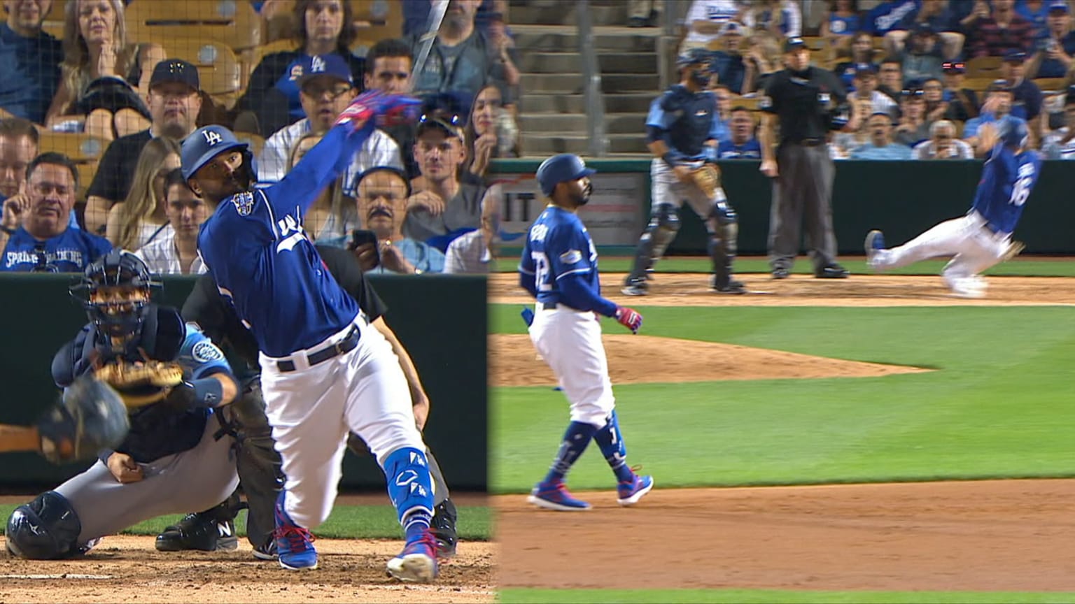 Anthony Garcia S Two Run Double 03 07 2020 Los Angeles