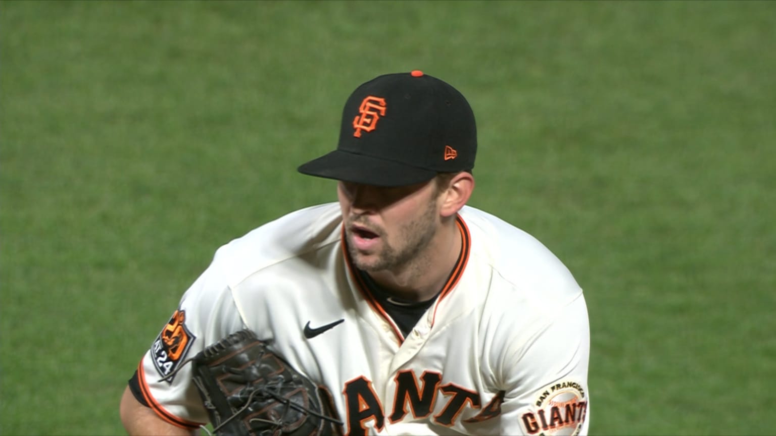 Sam Selman records the final out 09/23/2020 Oakland Athletics