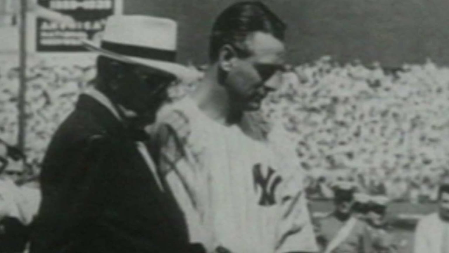 Lou Gehrig's farewell speech, 07/04/1939
