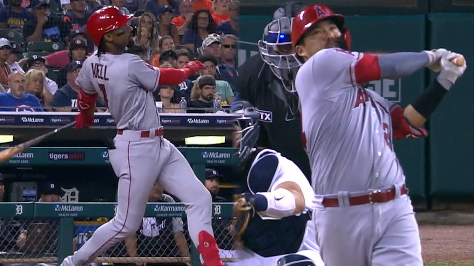 Jo Adell and Kurt Suzuki mash back-to-back homers | 08/17/2021 | Los ...