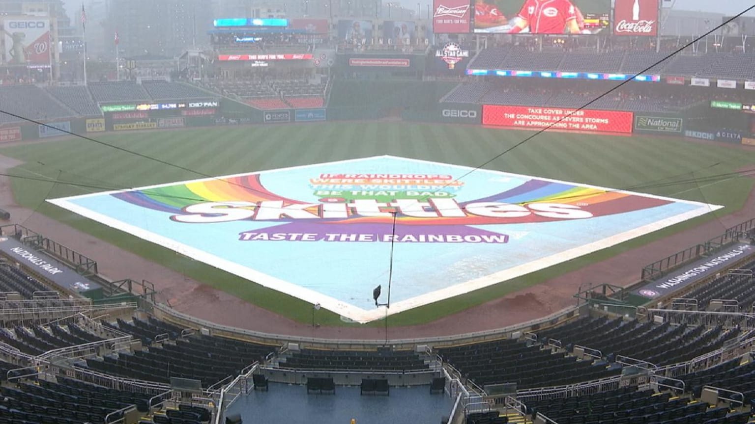Rain delay at Nationals Park 07/22/2018 Washington Nationals