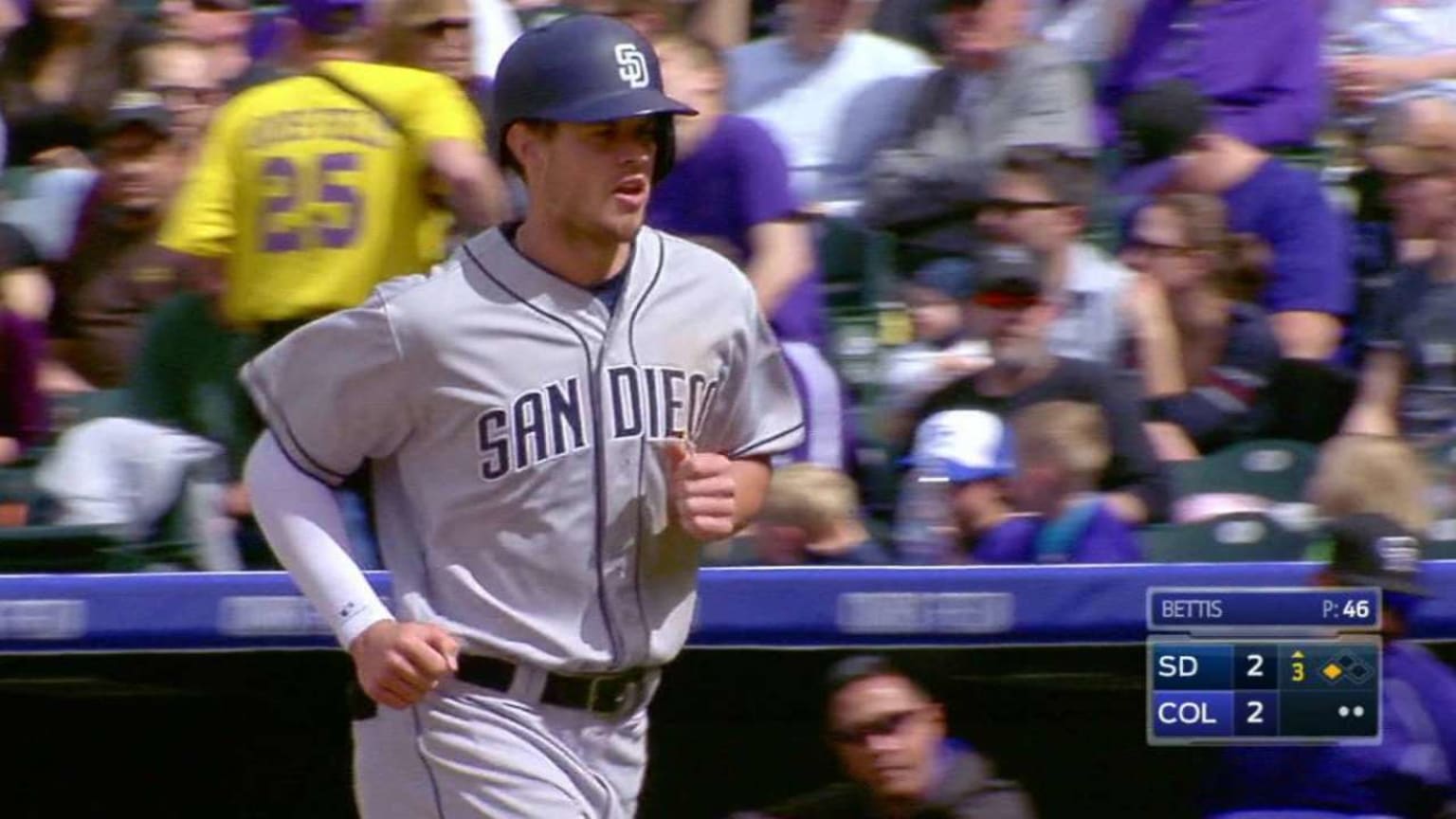 San Diego Padres Wil Myers Majestic Home Cool Base Replica Player