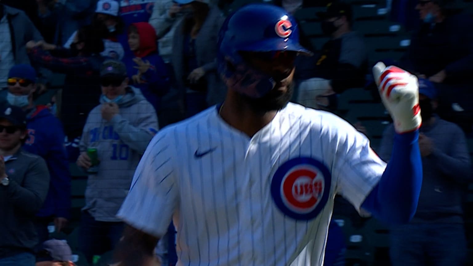 jason heyward crushes solo homer 04 03 2021 chicago cubs