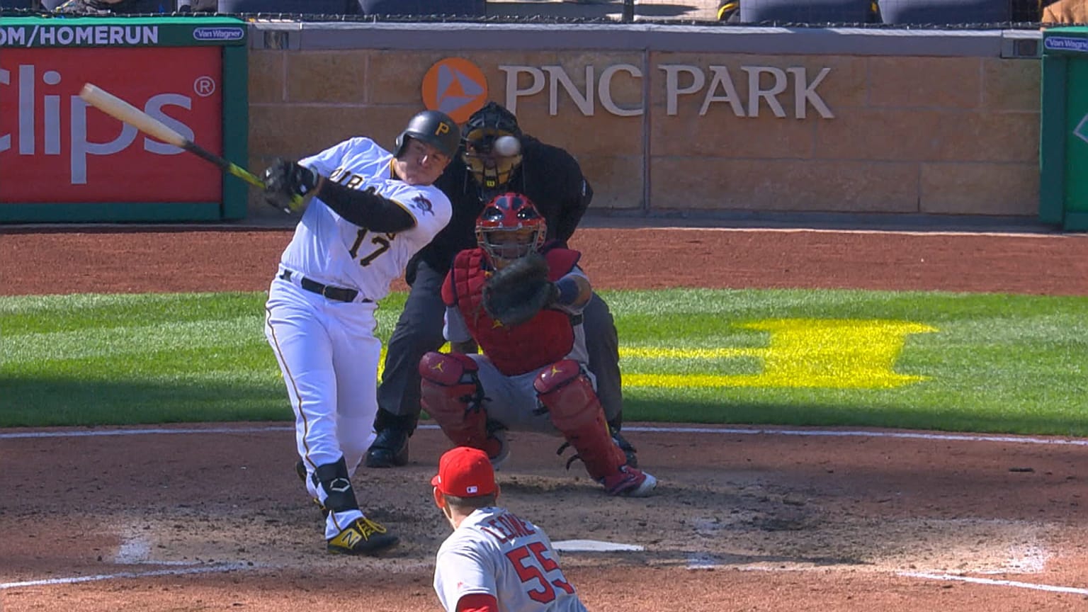 STL@PIT: Layne hit by foul tip, leaves in the 7th | 04/01/2019 | MLB.com